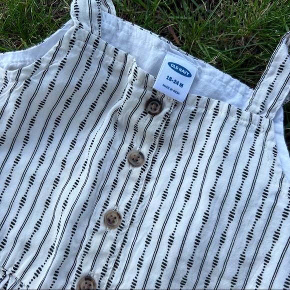 Old navy tank boho tribal set with buttons - Picture 2 of 4